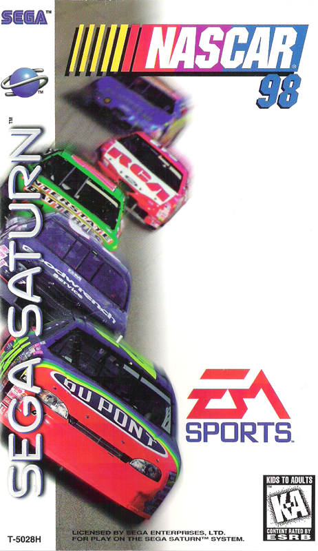 NASCAR 98 box art for Sega Saturn